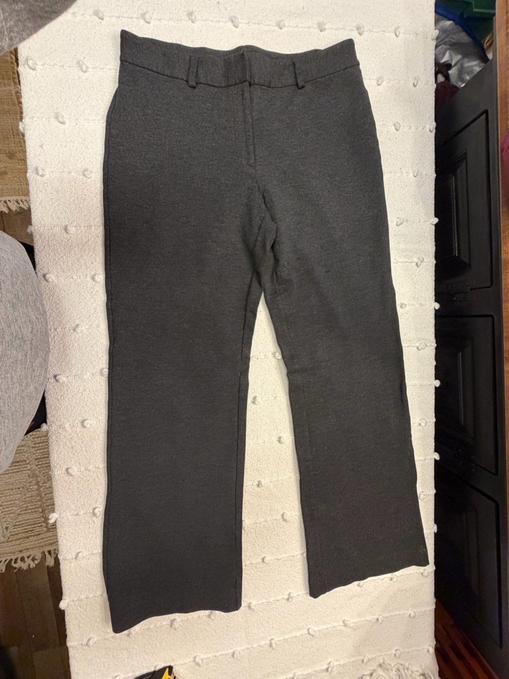 Lands' End Women's Dark Gray Stretch Trousers